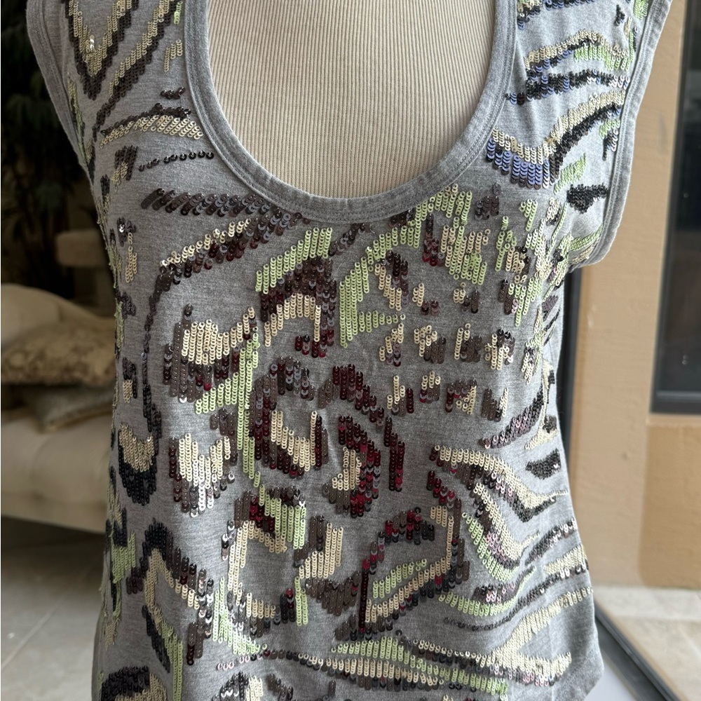 Milly of New York blouse with sequins